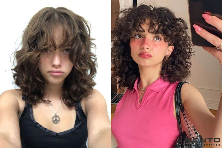 Wolf Cut xoăn nhỏ lọn