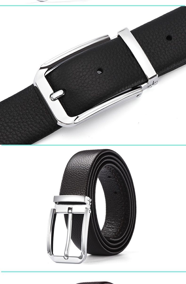 Thắt lưng nam da bò D4053 - GENTO Leather