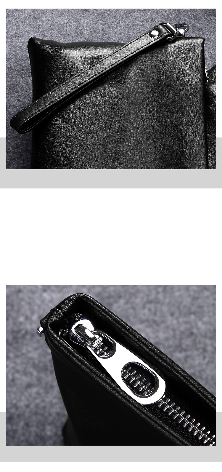 Túi clutch cầm tay da thật Gento T835 - GENTO Leather