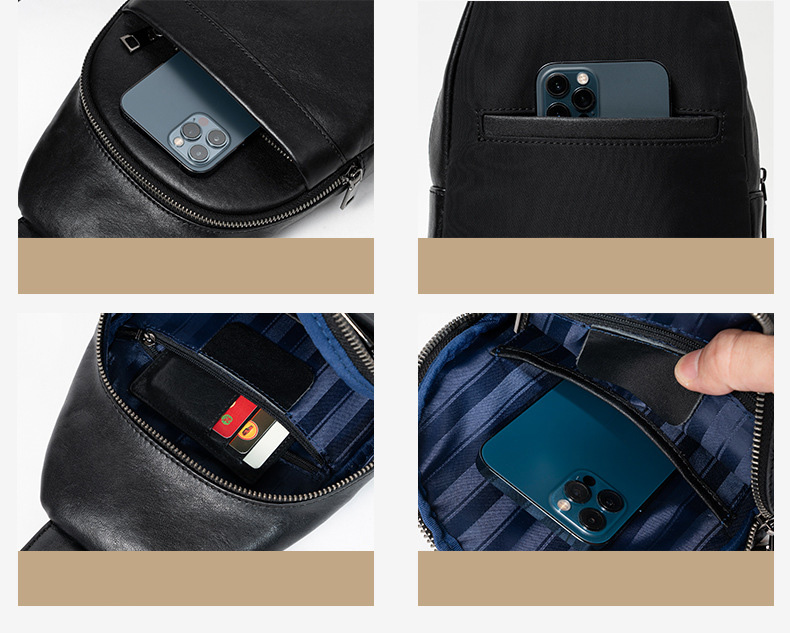 Túi đeo chéo nam Gento T830 - GENTO Leather