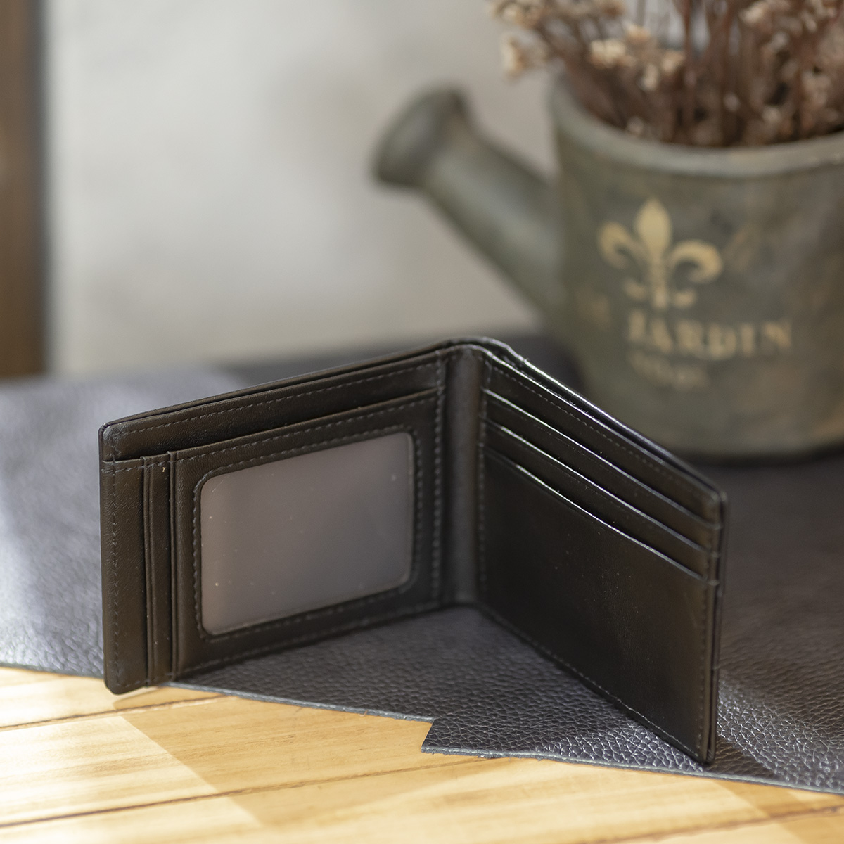 ví đựng thẻ da bò