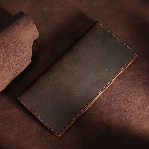 Ví nam cầm tay da bò sáp V7062