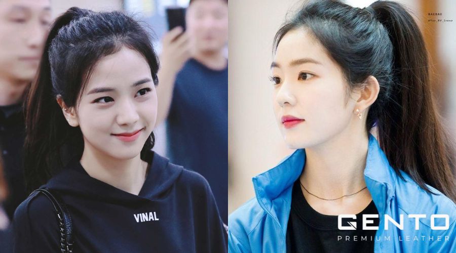 Kiểu tóc thẳng buộc đuôi ngựa đơn giản, gọn gàng Kiểu tóc thẳng buộc đuôi ngựa đơn giản, gọn gàng