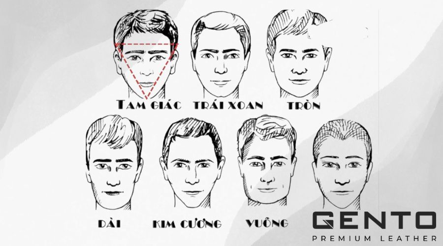 Mặt tam giác có phần trán rộng và cằm hẹp Mặt tam giác có phần trán rộng và cằm hẹp