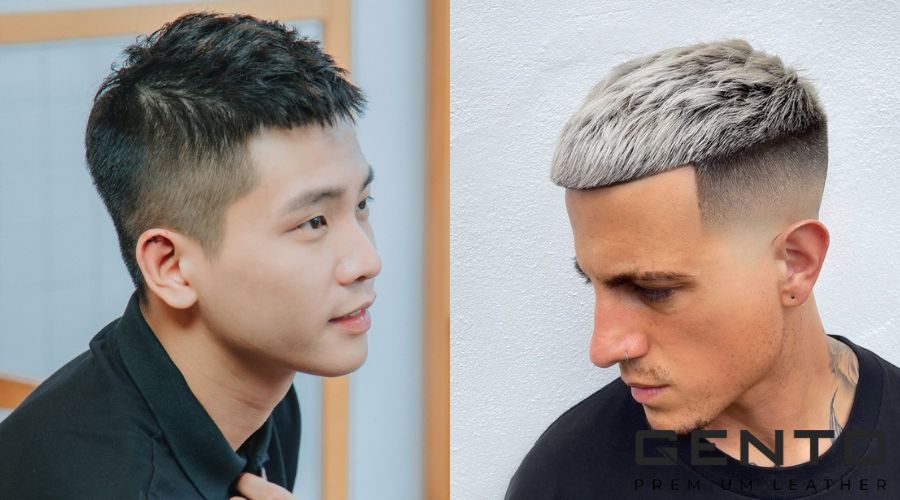 Kiểu tóc Textured Crop giúp mặt tam giác trông cân đối hơn Kiểu tóc Textured Crop giúp mặt tam giác trông cân đối hơn