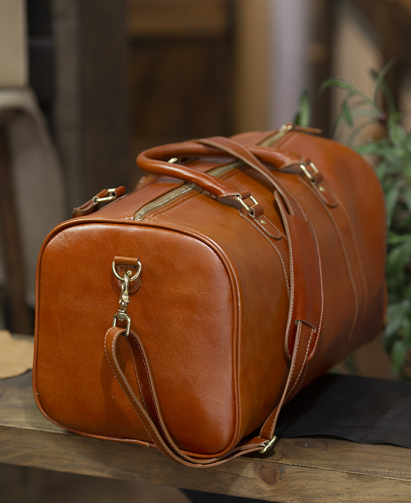 Túi du lịch nam da bò D528 - GENTO Leather