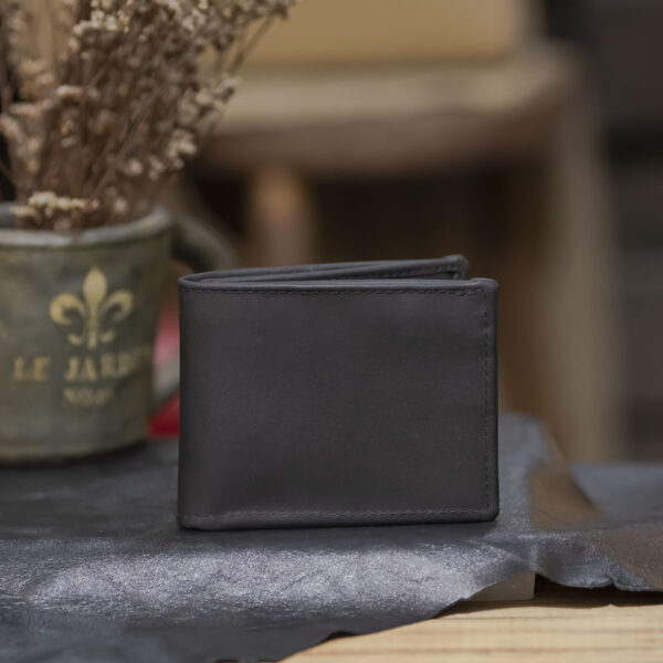 Ví gấp nam da bò