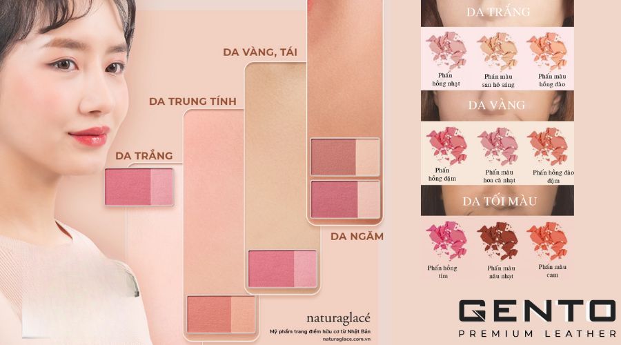 Cách chọn màu phấn má theo tone da Cách chọn màu phấn má theo tone da