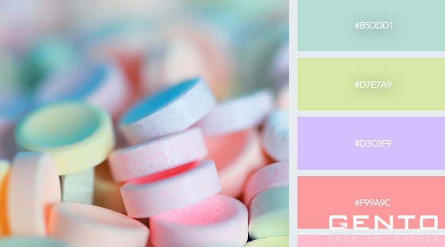 Bảng màu pastel đa dạng và phong phú Bảng màu pastel đa dạng và phong phú