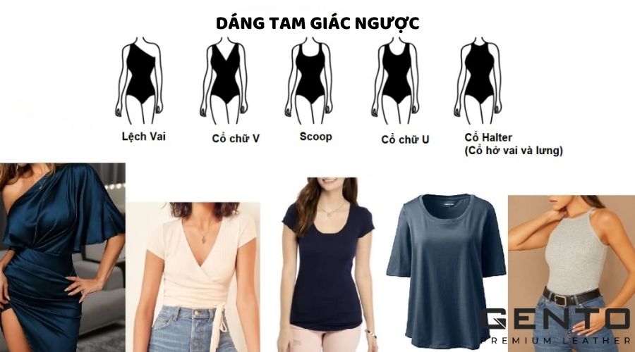 Dáng tam giác ngược là gì? Cách phối đồ tôn dáng tam giác ngược