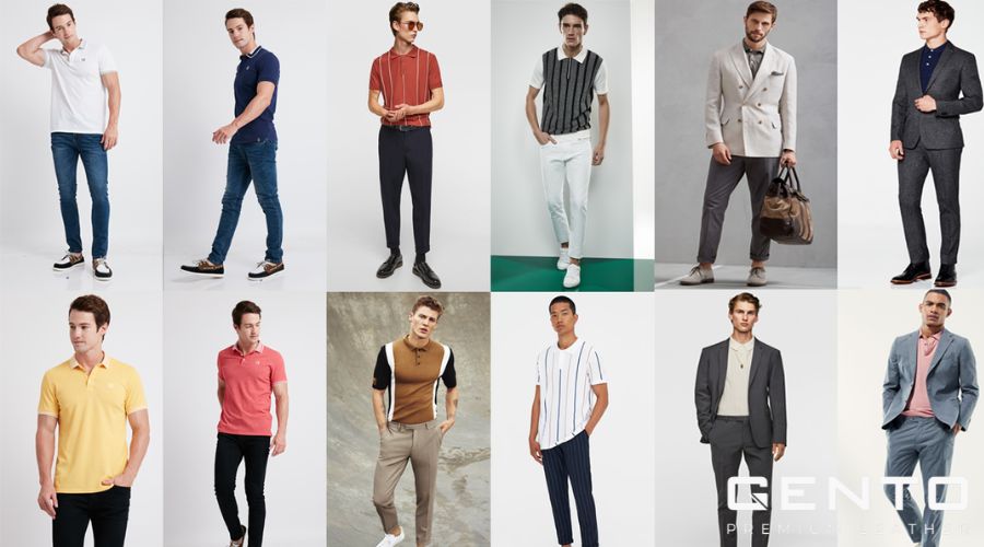 Cách phối đồ theo màu sắc với áo polo nam