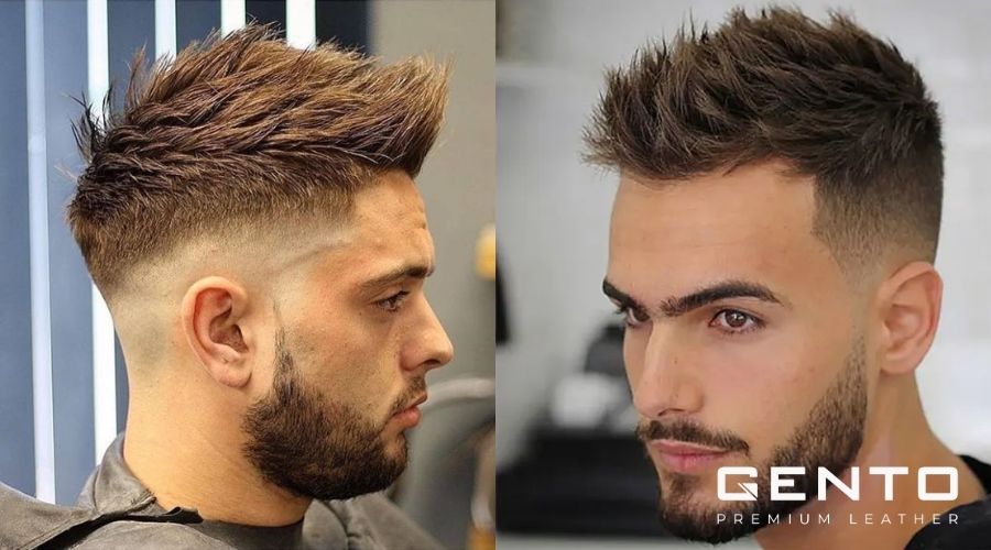 Kiểu tóc Spiky vuốt nhọn ở phần đỉnh đầu Kiểu tóc Spiky vuốt nhọn ở phần đỉnh đầu