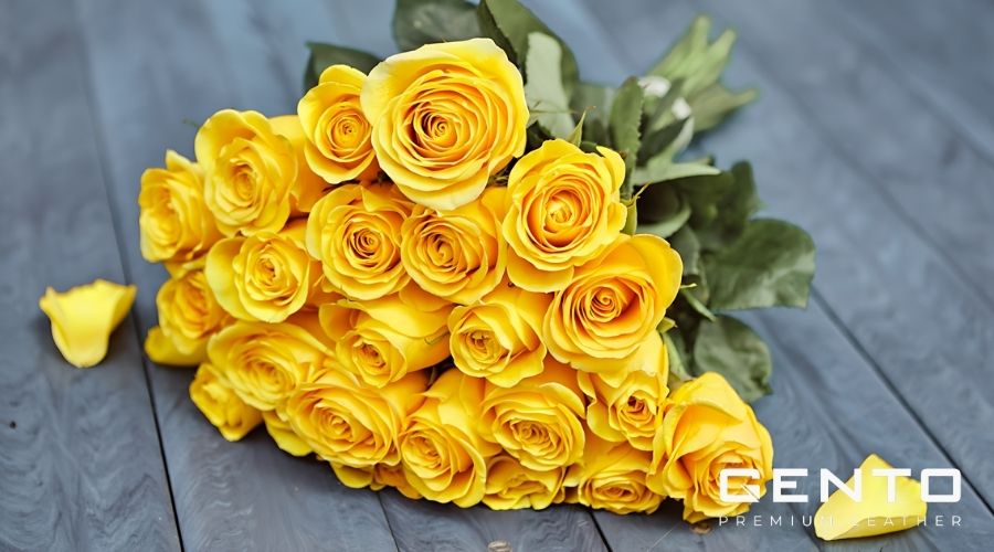 Màu vàng thể hiện sự chung thuỷ trong tình yêu Màu vàng thể hiện sự chung thuỷ trong tình yêu