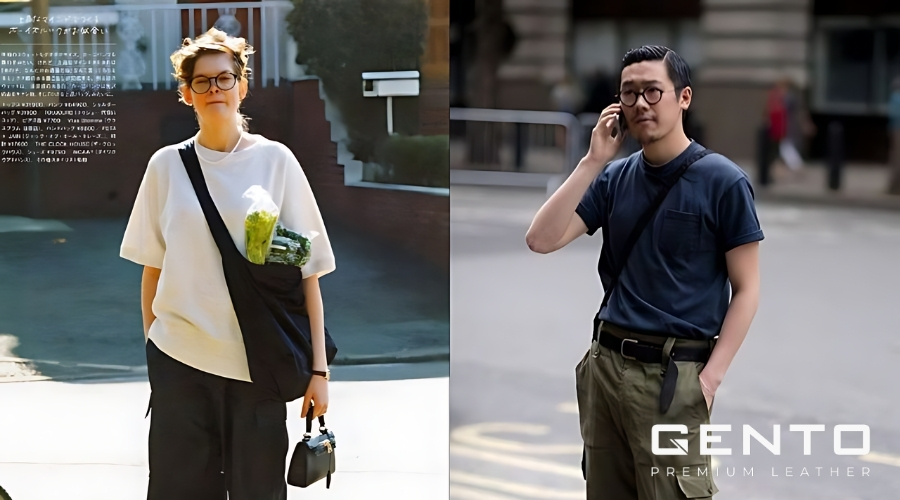 Áo xanh rêu và quần jogger đen Áo xanh rêu và quần jogger đen