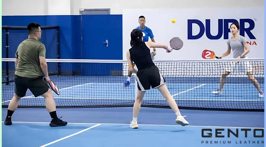 Người chơi không được bước lên Non-volley zone Người chơi không được bước lên Non-volley zone