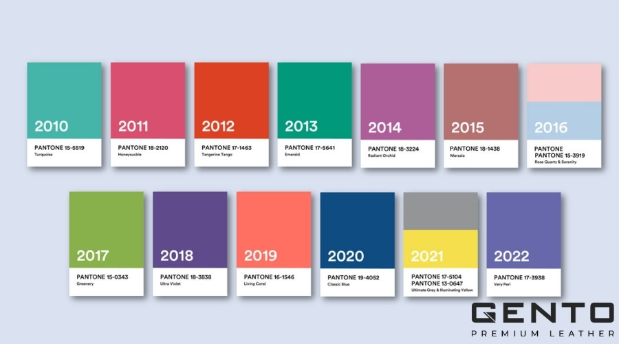 Màu của năm là màu sắc đại diện cho xu hướng của năm đó Màu của năm là màu sắc đại diện cho xu hướng của năm đó