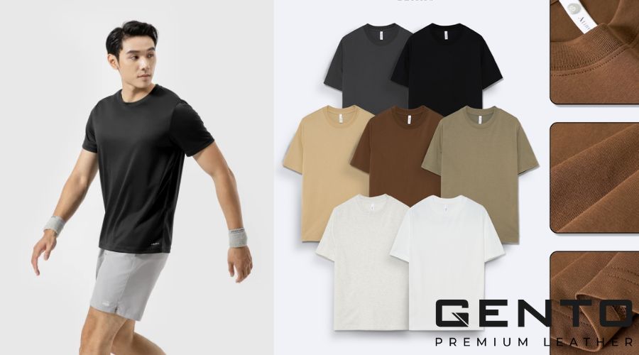 Top 11 thương hiệu áo thun nam cao cấp nổi tiếng được yêu thích nhất - GENTO Leather