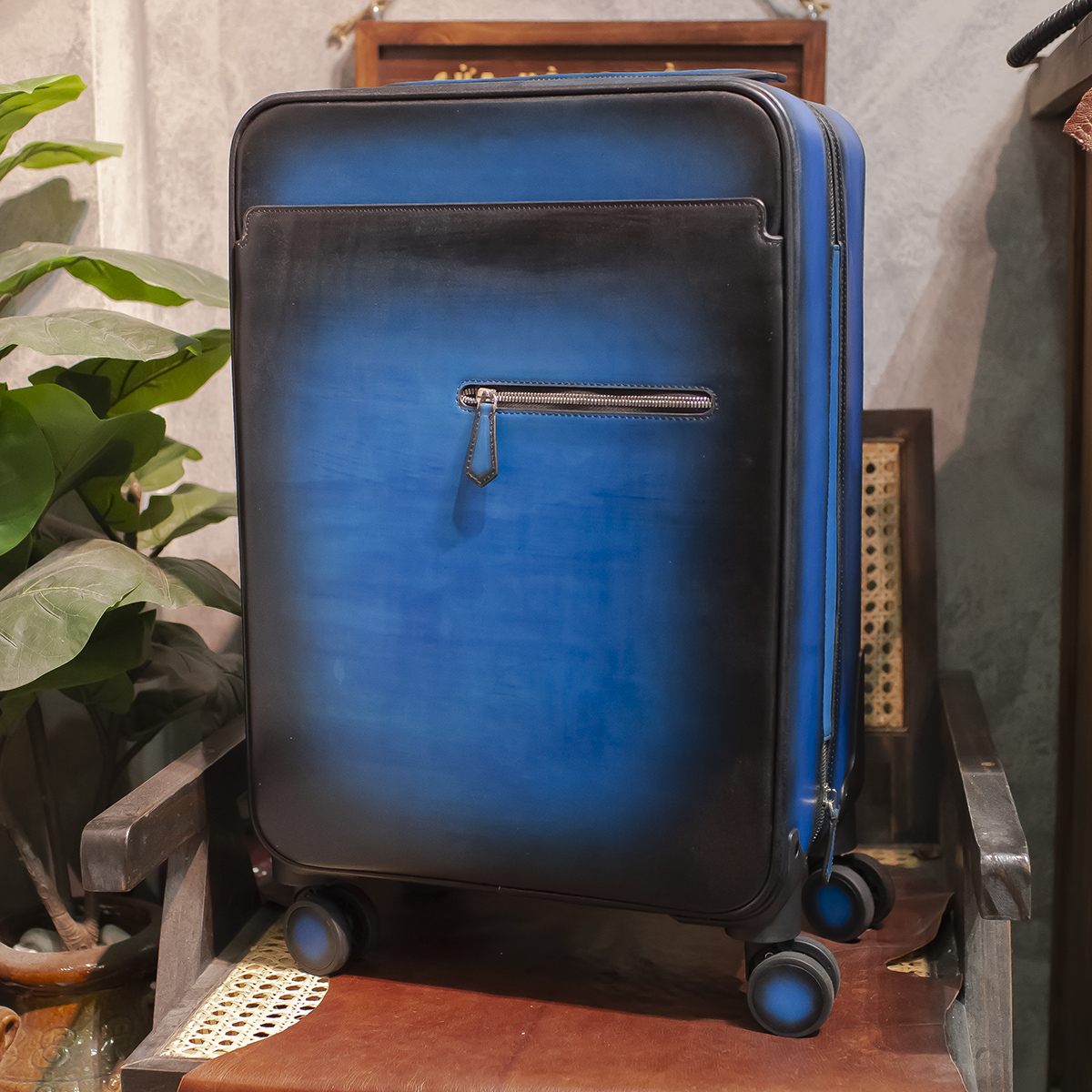 vali da bo3 Vali doanh nhân da bò handmade Gento D567 - GENTO Leather