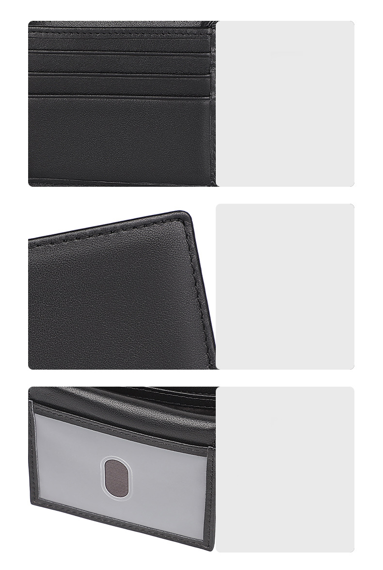 Ví nam da bò V7069 - GENTO Leather