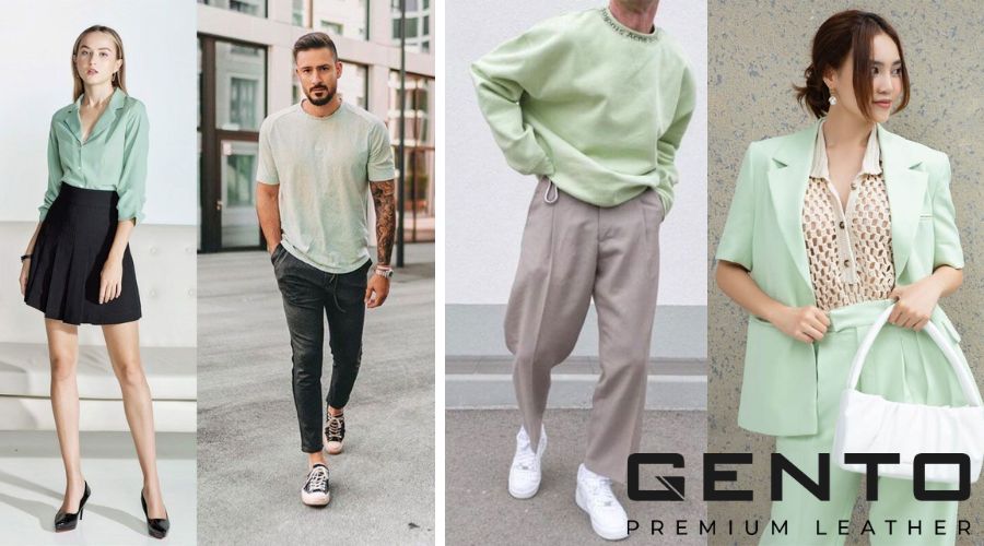 Xanh mint là màu gì? Cách phối đồ với màu xanh mint đẹp, phong cách nhất - GENTO Leather
