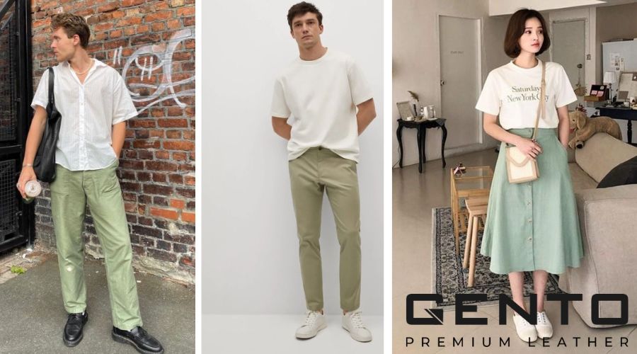 Xanh mint là màu gì? Cách phối đồ với màu xanh mint đẹp, phong cách nhất - GENTO Leather