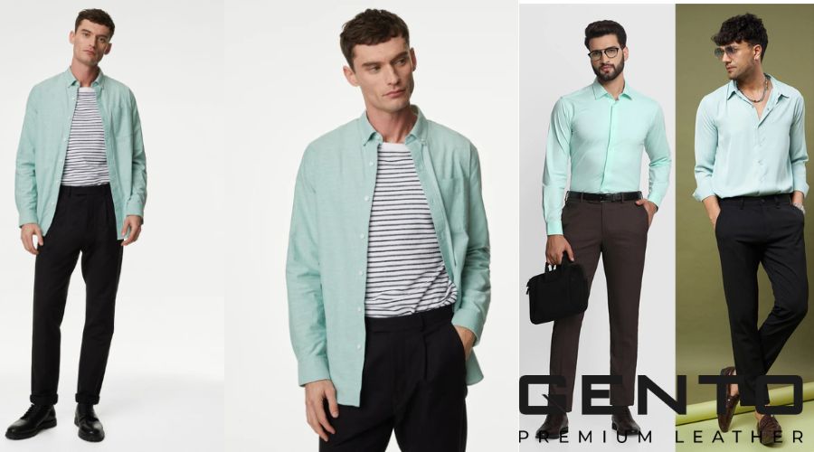 Xanh mint là màu gì? Cách phối đồ với màu xanh mint đẹp, phong cách nhất - GENTO Leather