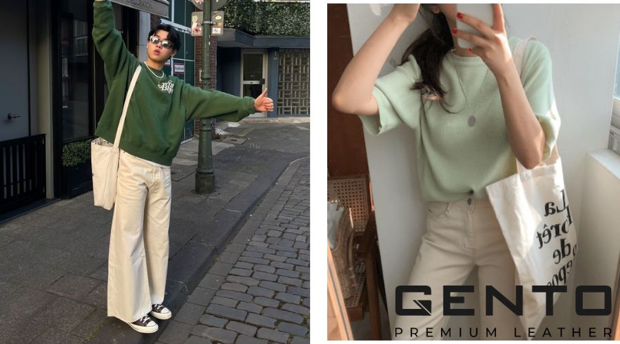 Xanh mint là màu gì? Cách phối đồ với màu xanh mint đẹp, phong cách nhất - GENTO Leather