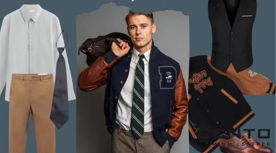 Varsity jacket là gì? 5 Cách phối đồ với áo varsity jacket đẹp, thời thượng nhất - GENTO Leather