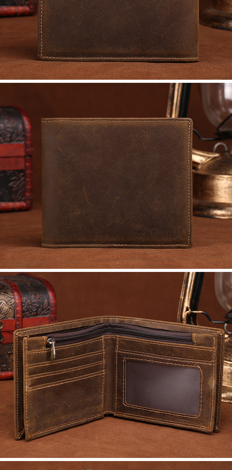 Ví da bò sáp V7070 - GENTO Leather