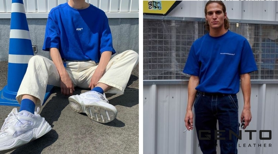 Màu xanh coban là gì? Gợi ý phối đồ với màu xanh coban đẹp và phong cách - GENTO Leather