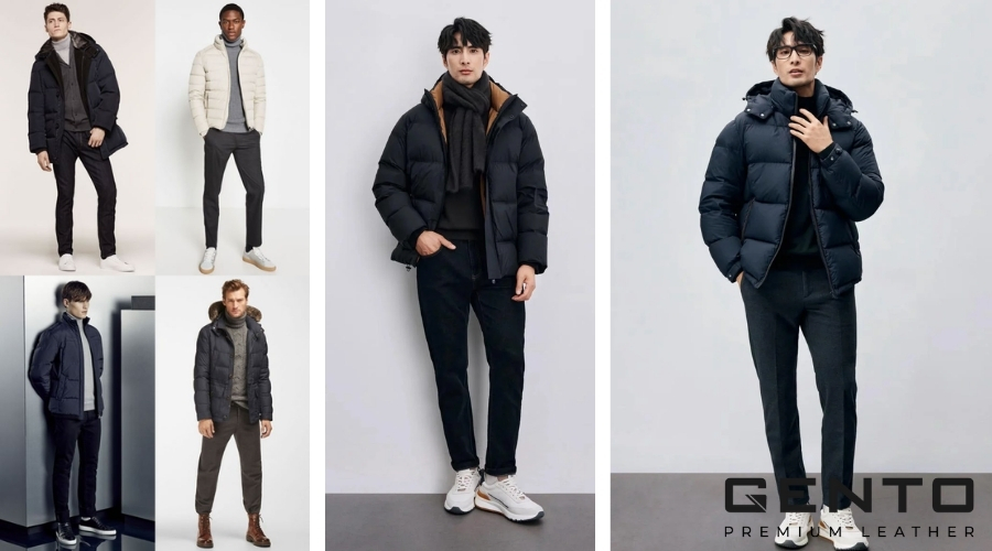 11 cách phối đồ với áo phao vừa đẹp, vừa giữ ấm tốt trong mùa đông - GENTO Leather