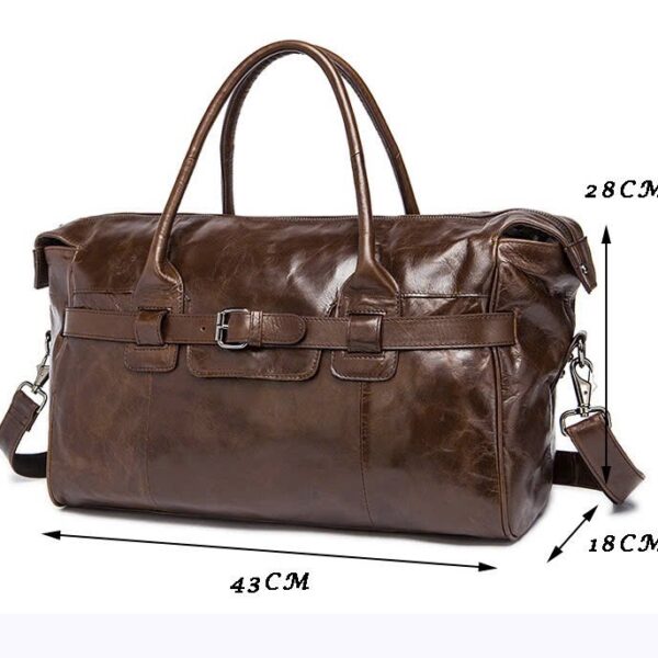 Túi du lịch da bò cao cấp Gento D526 - GENTO Leather