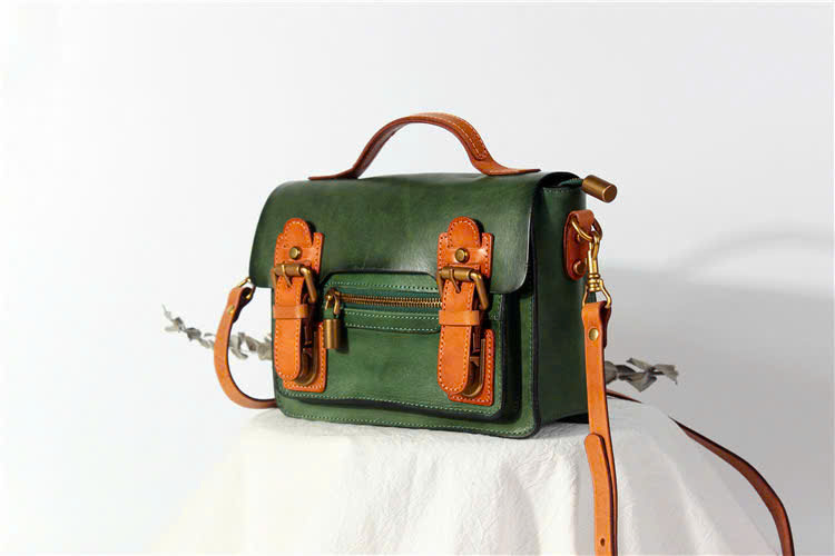 Túi đeo chéo da bò T842 - GENTO Leather