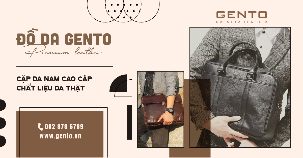 Cặp da món đồ không thể thiếu của các quý ông công sở