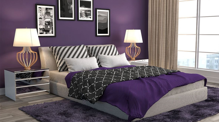 Ứng dụng của màu tím