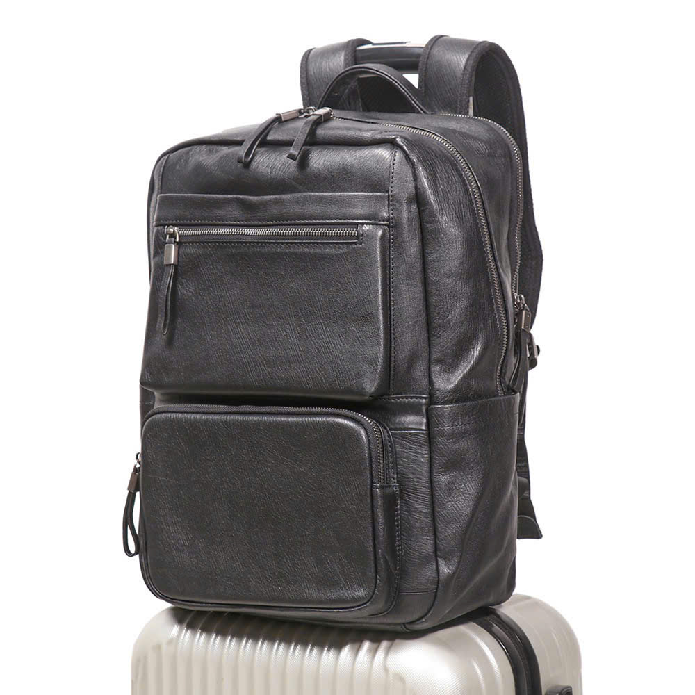 Balo nam da thật cao cấp Gento B321 - GENTO Leather